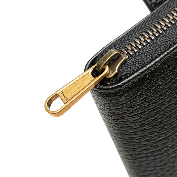 グッチ GGマーモント ベルトバッグ ウエストバッグ 長財布 カードケース 90/36 699304 ブラック レザー メンズ GUCCI 【中古】