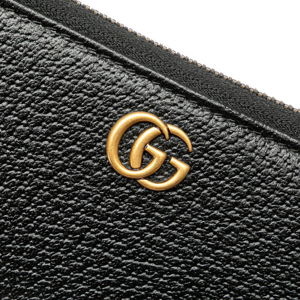 グッチ GGマーモント ベルトバッグ ウエストバッグ 長財布 カードケース 90/36 699304 ブラック レザー メンズ GUCCI 【中古】