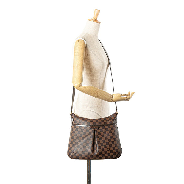 ルイ ヴィトン ダミエ ブルームズベリPM 斜め掛け ショルダーバッグ N42251 ブラウン PVC レザー レディース LOUIS VUITTON 【中古】
