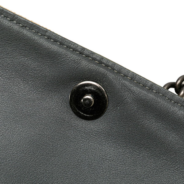 シャネル ココマーク グラフィティ アクト2 チェーン ショルダーバッグ ベージュ キャンバス レディース CHANEL 【中古】