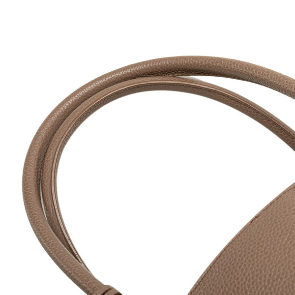 サルヴァトーレフェラガモ フィアンマ ハンドバッグ DH-21-E978 ブラウン ゴールド レザー レディース Salvatore Ferragamo 【中古】