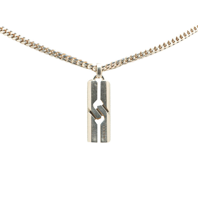 グッチ ノット インフィニティ ネックレス SV925 シルバー レディース GUCCI 【中古】