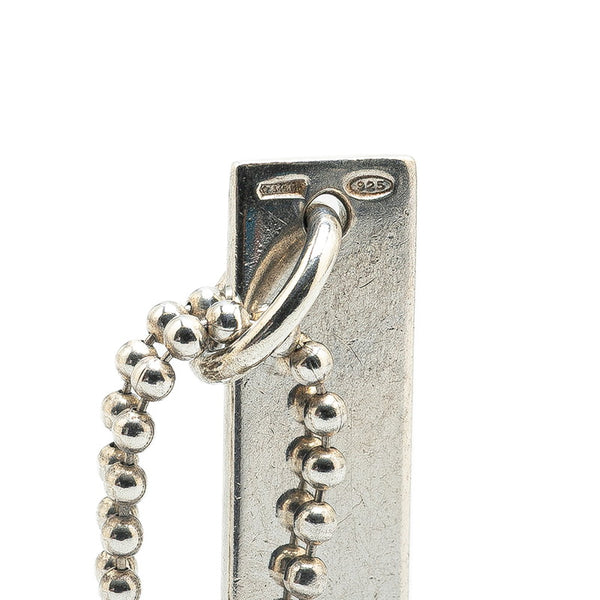 グッチ プレート ダブルチェーン ネックレス SV925 シルバー レディース GUCCI 【中古】