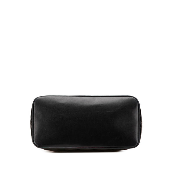 シャネル 復刻トート トートバッグ ブラック ゴールド金具 ラムスキン レディース CHANEL 【中古】