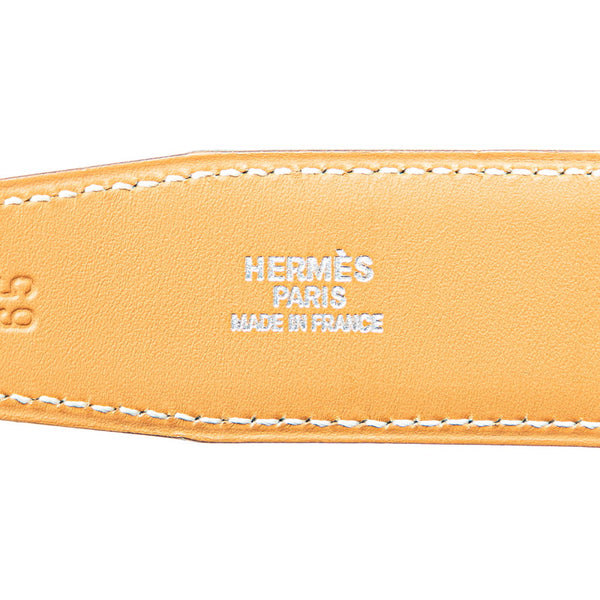 エルメス コンスタンス Hベルト ベルト サイズ：65 ブラック ブラウン レザー レディース HERMES 【中古】