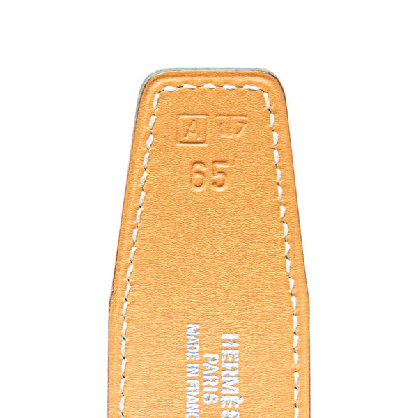 エルメス コンスタンス Hベルト ベルト サイズ：65 ブラック ブラウン レザー レディース HERMES 【中古】