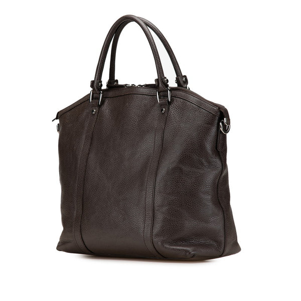 グッチ インターロッキングG ハンドバッグ ショルダーバッグ 2WAY 339551 ブラウン レザー レディース GUCCI 【中古】