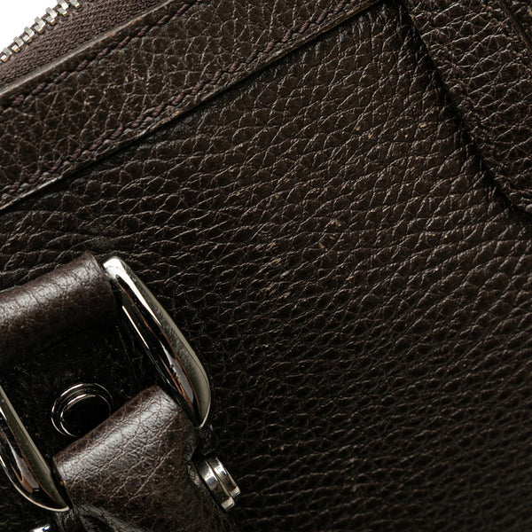 グッチ インターロッキングG ハンドバッグ ショルダーバッグ 2WAY 339551 ブラウン レザー レディース GUCCI 【中古】