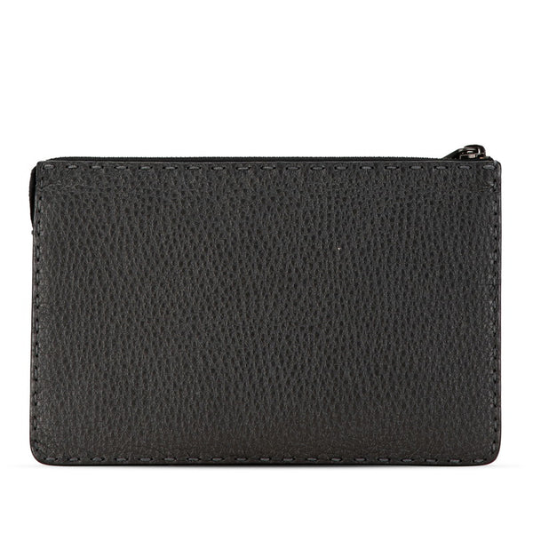 フェンディ バグズ モンスターアイ クラッチバッグ セカンドバック ブラック レザー メンズ FENDI 【中古】