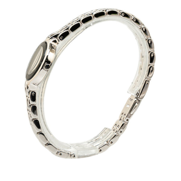 サンローラン 腕時計 5421-H10031Y クオーツ ブラック文字盤 ステンレススチール レディース SAINT LAURENT 【中古】