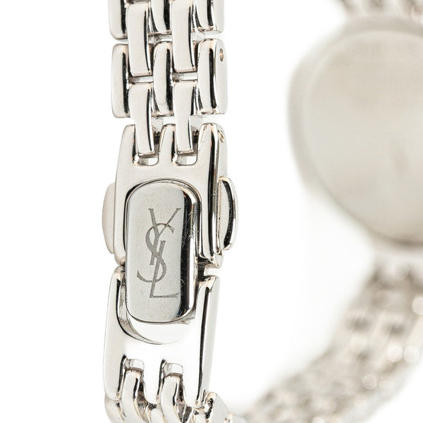 サンローラン 腕時計 5421-H10031Y クオーツ ブラック文字盤 ステンレススチール レディース SAINT LAURENT 【中古】