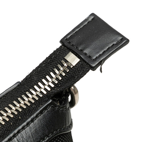 グッチ シェリーライン ショルダーバッグ トートバッグ 2WAY 630923 ブラック キャンバス レザー レディース GUCCI 【中古】