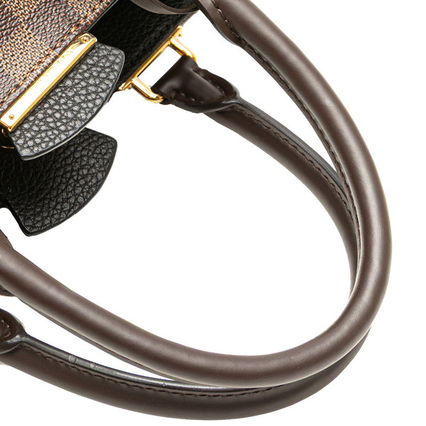 ルイ ヴィトン ダミエ  ブリタニー ハンドバッグ ショルダーバッグ 2WAY N41673 ブラウン PVC レザー レディース LOUIS VUITTON 【中古】