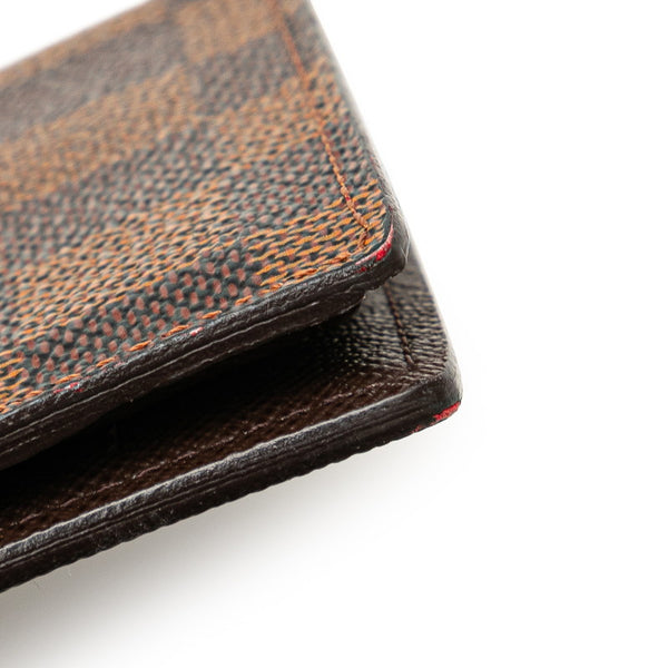 ルイ ヴィトン ダミエ ポルトフォイユ サラ 長財布 ロングウォレット N61734 ブラウン PVC レザー レディース LOUIS VUITTON 【中古】