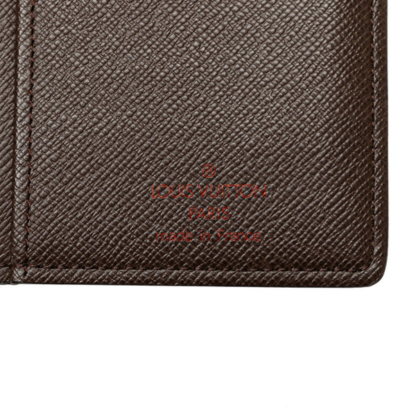 ルイ ヴィトン ダミエ ポルトフォイユ サラ 長財布 ロングウォレット N61734 ブラウン PVC レザー レディース LOUIS VUITTON 【中古】