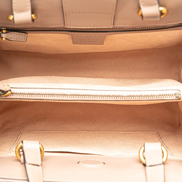 グッチ GGマーモント キルティング ショルダーバッグ 448054 ピンク ベージュ レザー レディース GUCCI 【中古】