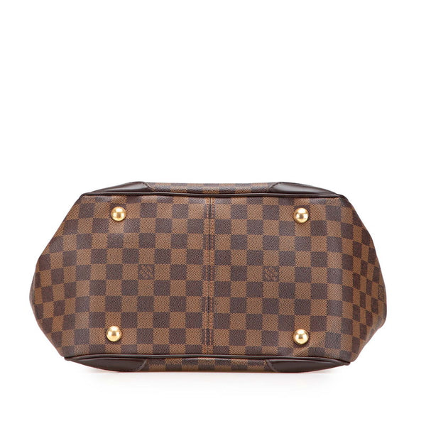 ルイ ヴィトン ダミエ ヴェローナMM ショルダーバッグ トートバッグ N41118 ブラウン PVC レザー レディース LOUIS VUITTON 【中古】