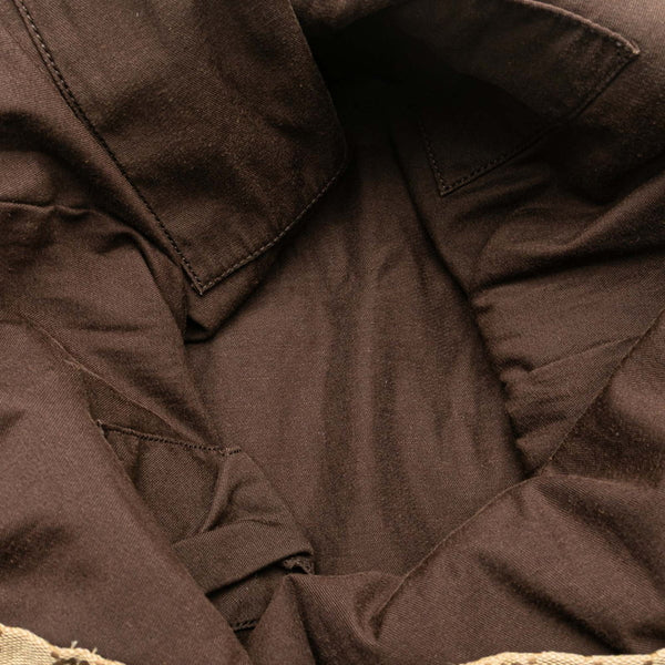 グッチ GGキャンバス トートバッグ 189669 ベージュ キャンバス レザー レディース GUCCI 【中古】