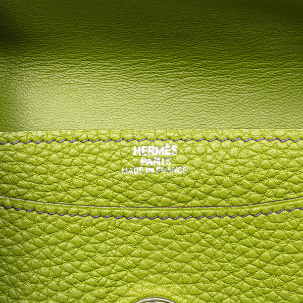 エルメス ドゴン カードケース パスケース アニスグリーン トゴ レディース HERMES 【中古】