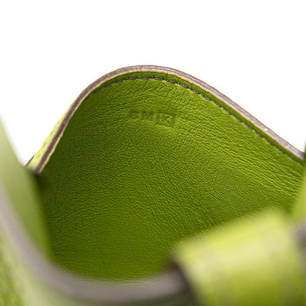 エルメス ドゴン カードケース パスケース アニスグリーン トゴ レディース HERMES 【中古】