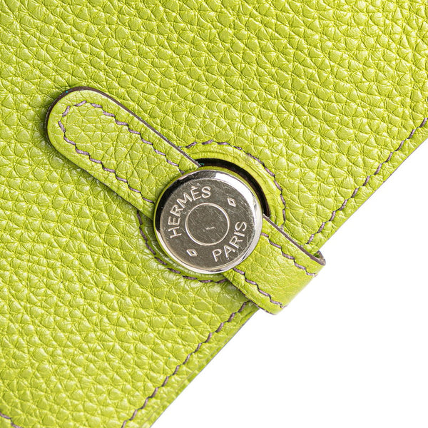 エルメス ドゴン カードケース パスケース アニスグリーン トゴ レディース HERMES 【中古】