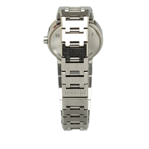 ブルガリ ブルガリブルガリ 12PD ダイヤ  腕時計 BB26SS クオーツ ブラック文字盤 ステンレススチール レディース BVLGARI 【中古】
