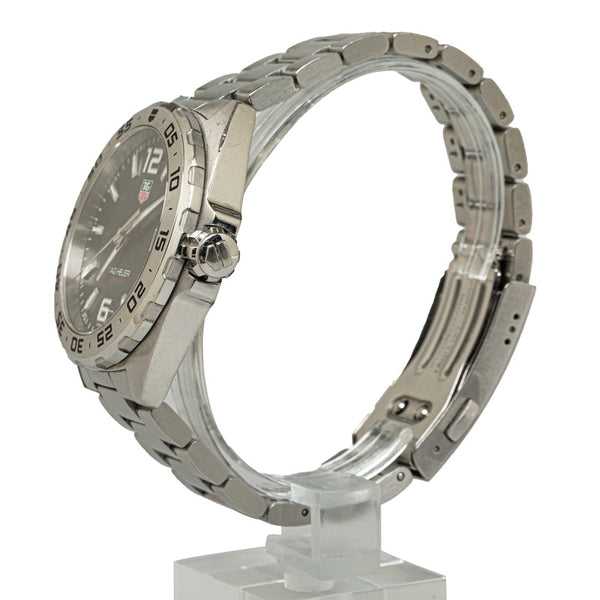 タグホイヤー フォーミュラ1 腕時計 WAZ1112.BA0875 クオーツ ブラック文字盤 ステンレススチール メンズ TAG HEUER 【中古】