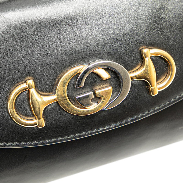 グッチ ズゥミ チェーン ハンドバッグ ショルダーバッグ 2WAY 564718 ブラック レザー レディース GUCCI 【中古】