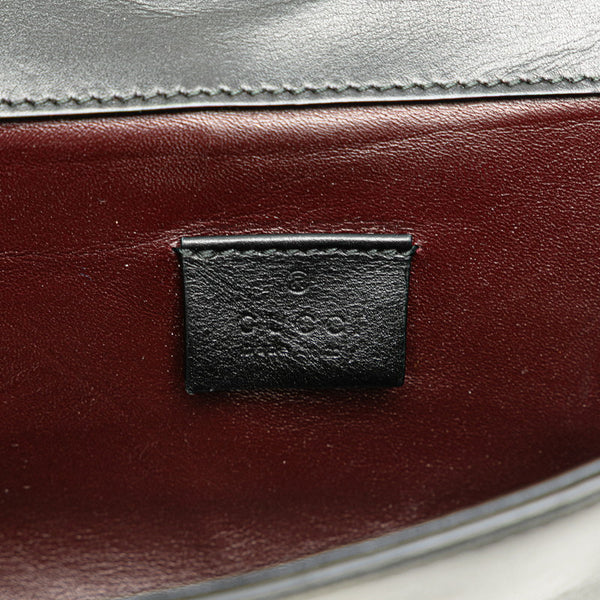 グッチ ズゥミ チェーン ハンドバッグ ショルダーバッグ 2WAY 564718 ブラック レザー レディース GUCCI 【中古】