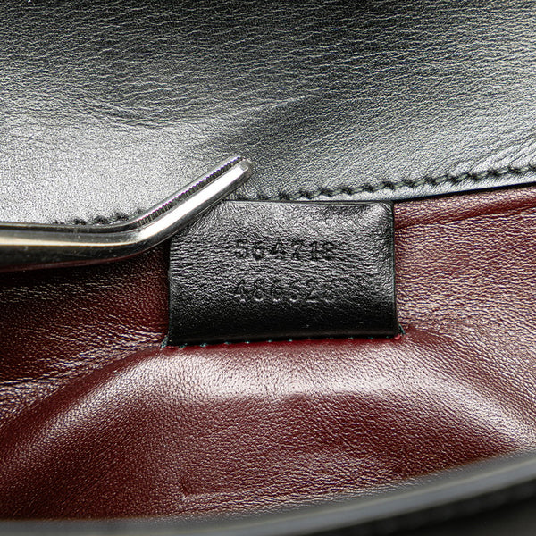 グッチ ズゥミ チェーン ハンドバッグ ショルダーバッグ 2WAY 564718 ブラック レザー レディース GUCCI 【中古】