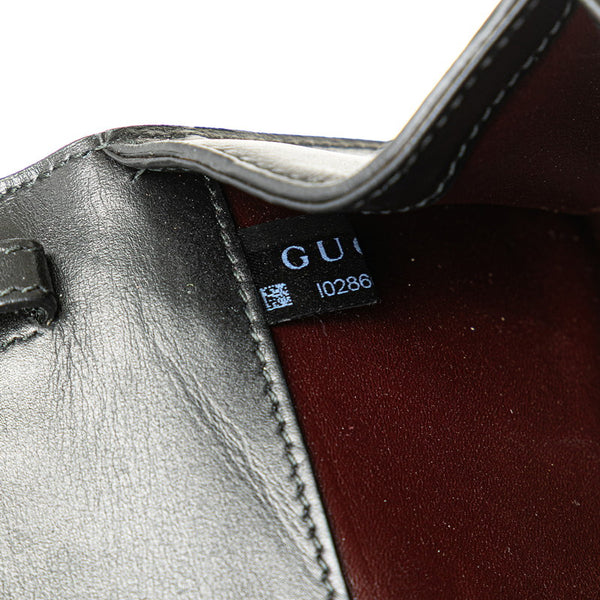 グッチ ズゥミ チェーン ハンドバッグ ショルダーバッグ 2WAY 564718 ブラック レザー レディース GUCCI 【中古】