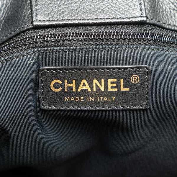 シャネル エグゼクティブトート トートバッグ ショルダーバッグ 2WAY ブラック カーフレザー レディース CHANEL 【中古】