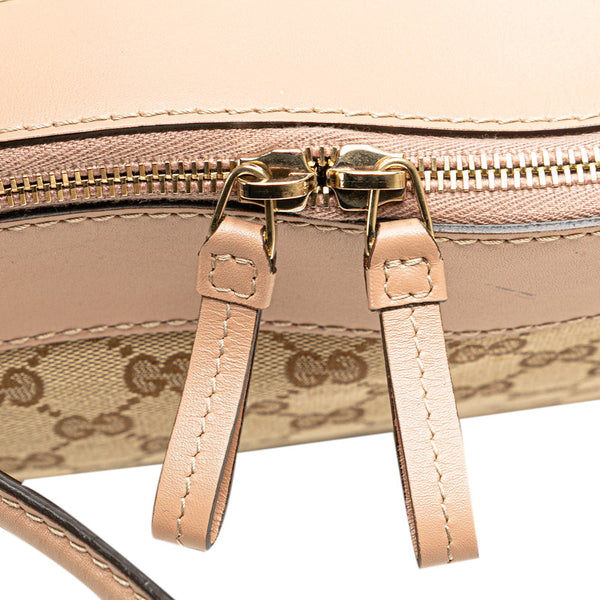 グッチ GGキャンバス メイフェア トートバッグ ショルダーバッグ 2WAY 257349 ベージュ ピンクベージュ キャンバス レザー レディース GUCCI 【中古】