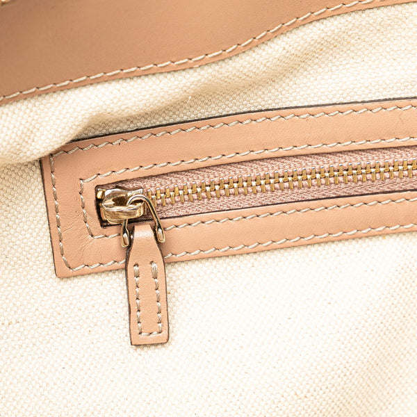 グッチ GGキャンバス メイフェア トートバッグ ショルダーバッグ 2WAY 257349 ベージュ ピンクベージュ キャンバス レザー レディース GUCCI 【中古】