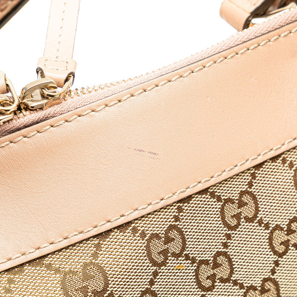 グッチ GGキャンバス メイフェア トートバッグ ショルダーバッグ 2WAY 257349 ベージュ ピンクベージュ キャンバス レザー レディース GUCCI 【中古】