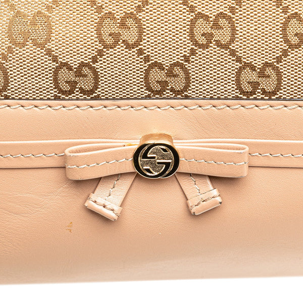 グッチ GGキャンバス メイフェア トートバッグ ショルダーバッグ 2WAY 257349 ベージュ ピンクベージュ キャンバス レザー レディース GUCCI 【中古】
