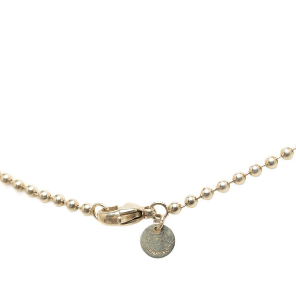 ティファニー リターントゥ オーバル ドッグタグ ネックレス シルバー SV925 シルバー レディース TIFFANY&Co. 【中古】
