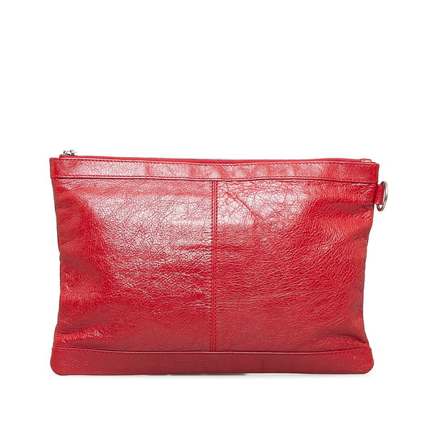 バレンシアガ クラッチバッグ セカンドバッグ 273022 レッド レザー レディース BALENCIAGA 【中古】