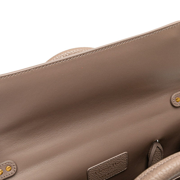 ディオール サントノレ 30 モンテ－ニュ ショルダーバッグ ハンドバッグ 2WAY M9321UMBA ブラウン ベージュ レザー レディース Dior 【中古】