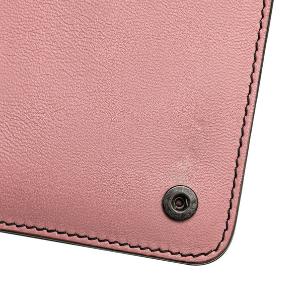 ボッテガヴェネタ イントレチャート チェーン ワンショルダーバッグ ピンク レザー レディース BOTTEGAVENETA 【中古】