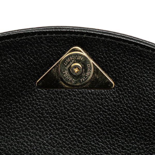 サンローラン 斜め掛け ショルダーバッグ ブラック レザー レディース SAINT LAURENT 【中古】