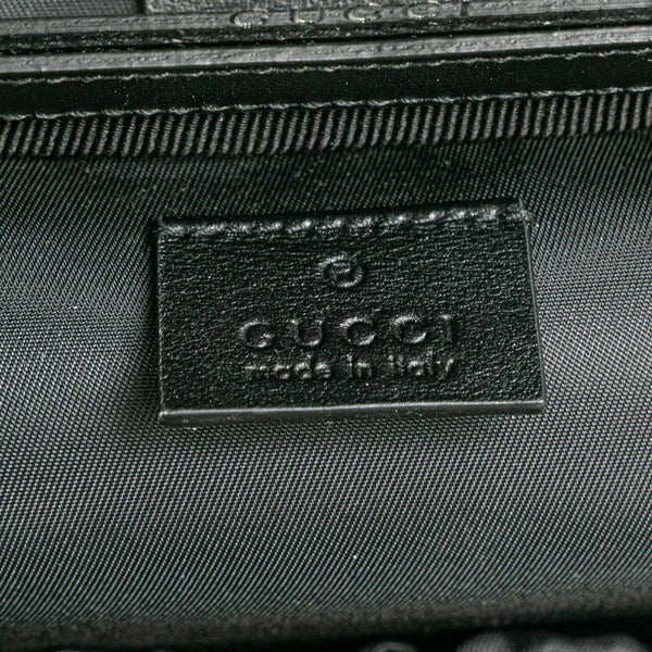 グッチ GGマーモント バニティバッグ 609340 ブラック レザー レディース GUCCI 【中古】