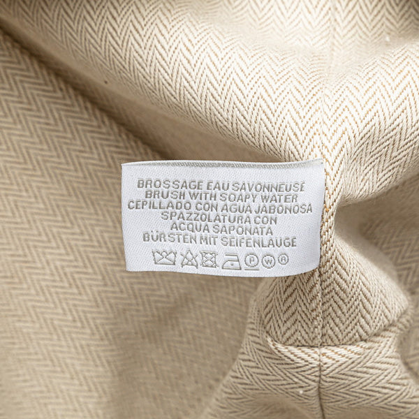 エルメス ブリッド ア ブラックGM カブリオル ハンドバッグ テラコッタ レッド キャンバス レディース HERMES 【中古】