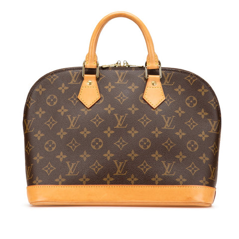 ルイ ヴィトン モノグラム アルマPM ハンドバッグ M51130 ブラウン PVC レザー レディース LOUIS VUITTON 【中古】