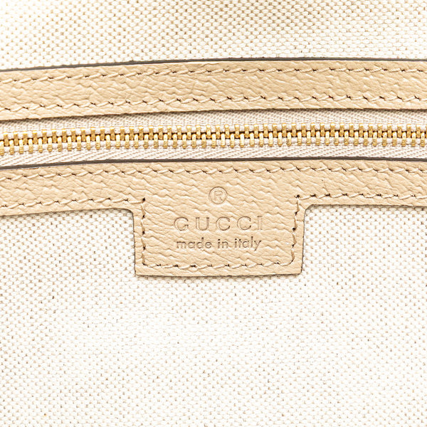 グッチ GGスプリーム オフディア ミディアム トートバッグ 631685 ベージュ マルチカラー PVC レザー レディース GUCCI 【中古】