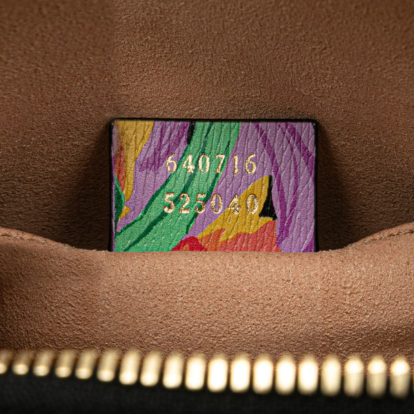 グッチ ×ケンスコット ホースビット1955 ハンドバッグ ショルダーバッグ 2WAY 640716 ブラック マルチカラー レザー レディース GUCCI 【中古】