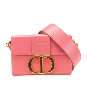 ディオール 30 モンテーニュ ショルダーバッグ ピンク レザー レディース Dior 【中古】
