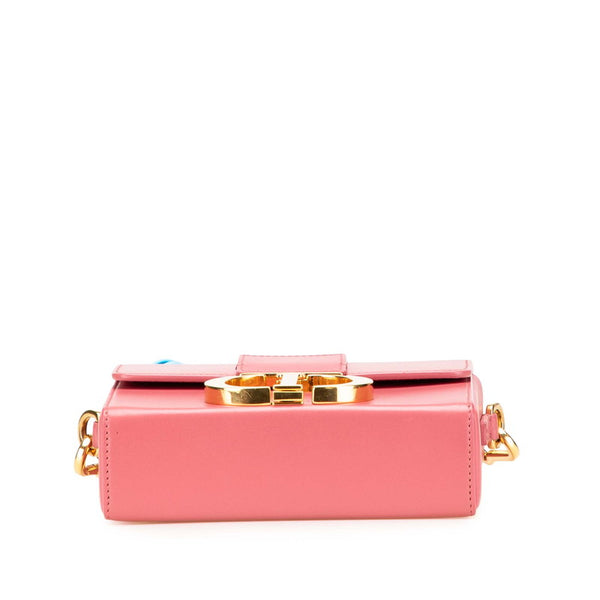 ディオール 30 モンテーニュ ショルダーバッグ ピンク レザー レディース Dior 【中古】