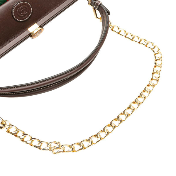 グッチ GGスプリーム オフィディア ショルダーバッグ ハンドバッグ 2WAY 726428 ブラウン ベージュ PVC レザー レディース GUCCI 【中古】