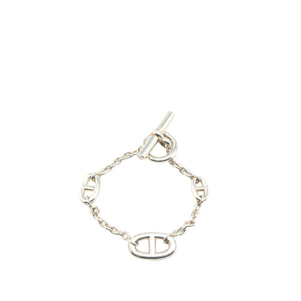 エルメス シェーヌダンクル ファランドール ブレスレット SV925 シルバー レディース HERMES 【中古】